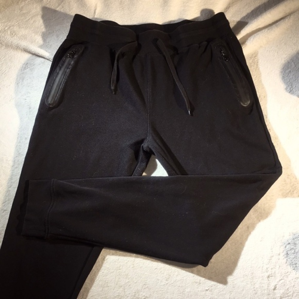 DOU New York Mens Black Jogger Sweatpants